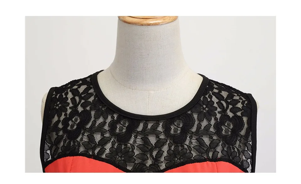 Летнее кружевное платье для девочек; Robe Femme Для женщин элегантные Винтаж вечерние платье Повседневное женские офисные рабочие трапециевидной формы миди платье размера плюс
