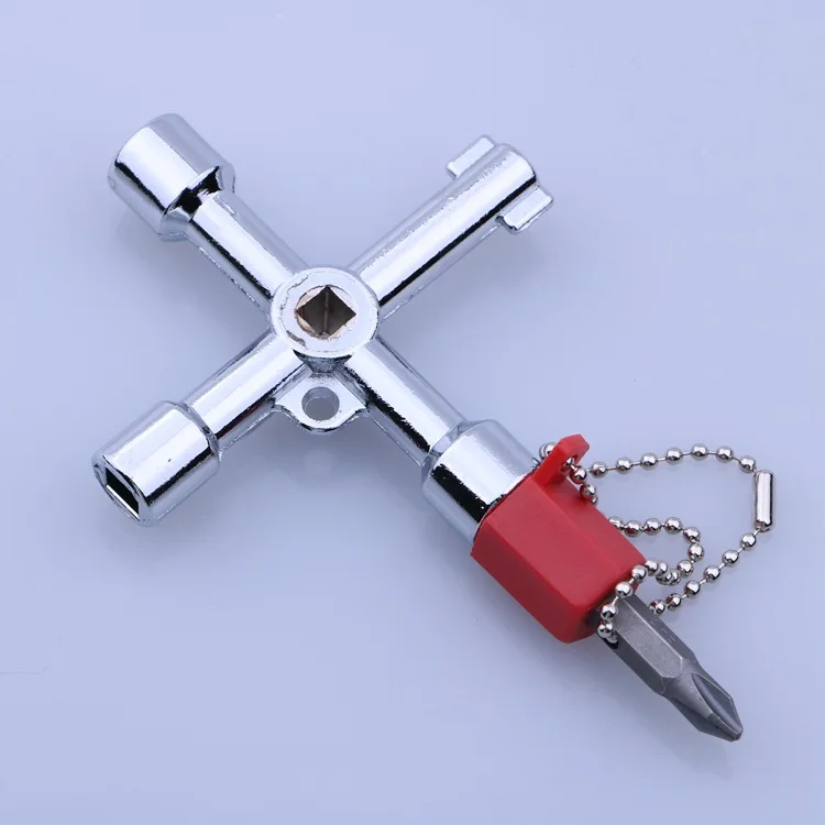 4-ходовой полезный слесарный Сантехнический ключ инструмент для измерительной