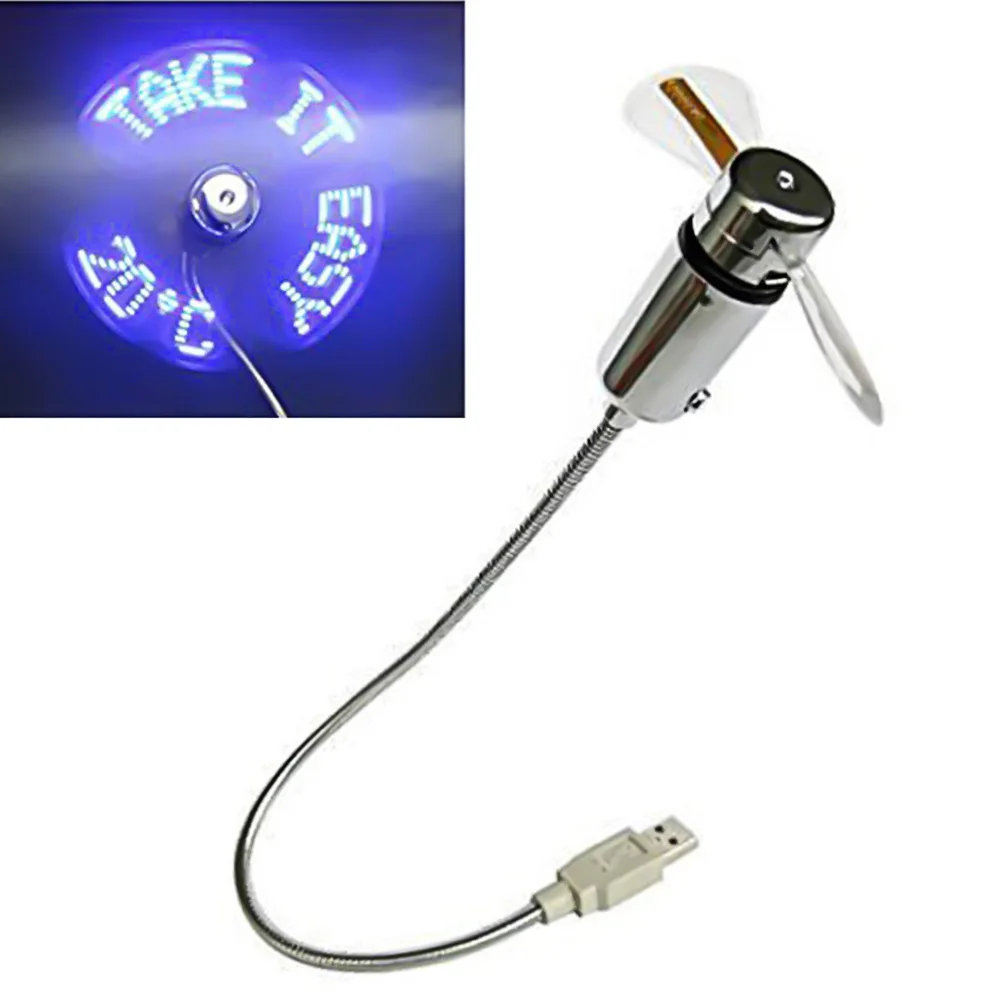 Популярный креативный гибкий мини USB вентилятор с регулируемой температурой