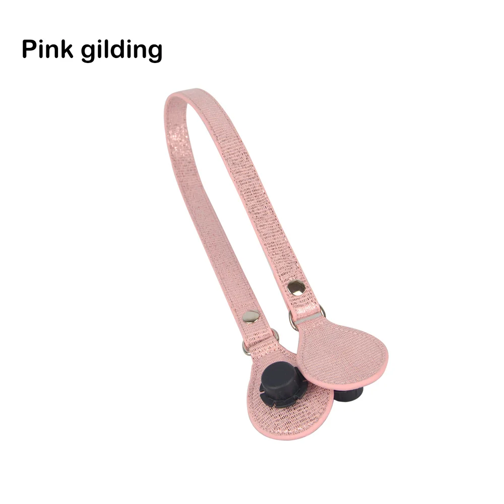 pink gilding Tanqu, новинка, 1 штука, длинная плоская ручка, с защелкой, съемная капля, для O Bag, кожаный ремень, ремень для Obag - Цвет: pink gilding