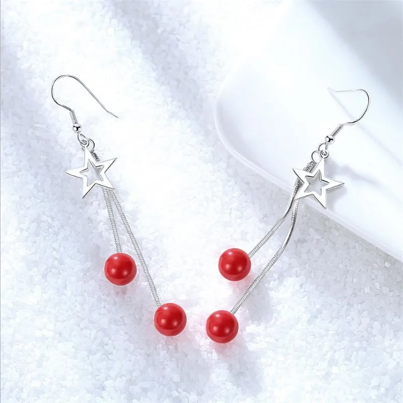 Everoyal винтажные женские Кристальные красные серьги капли для женщин ювелирные