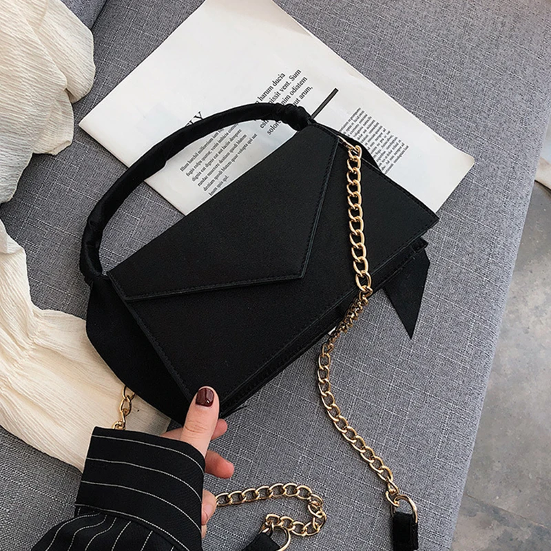 Simple Chain Shoulder Messenger bags Fashion Small Square bag Ladies Crossbody Flap Bag 2019 Casual Wild Handbags | Багаж и сумки