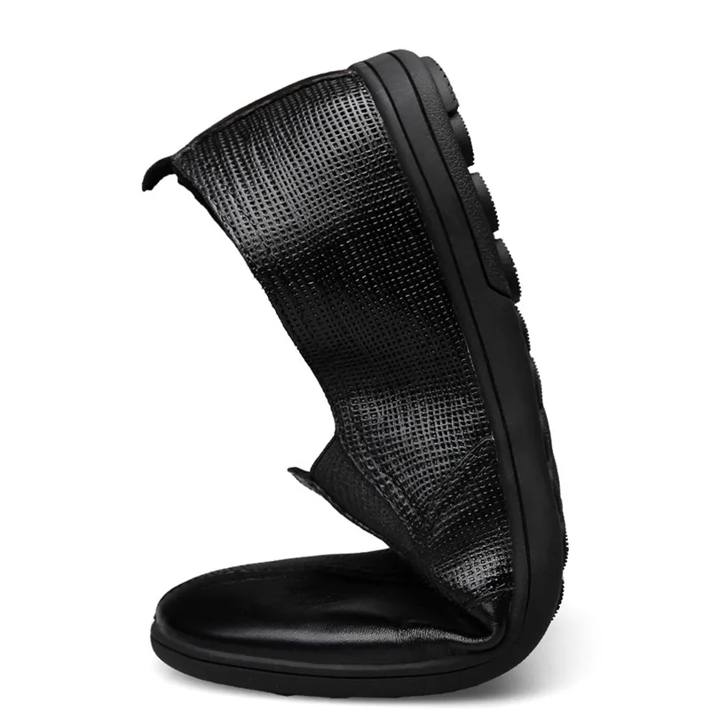 

Big Size 37-46 High Quality Genuine Leather Casual Shoes Men Slip-On Loafers Soft Moccasins British Fashion Casual Leather Shoes