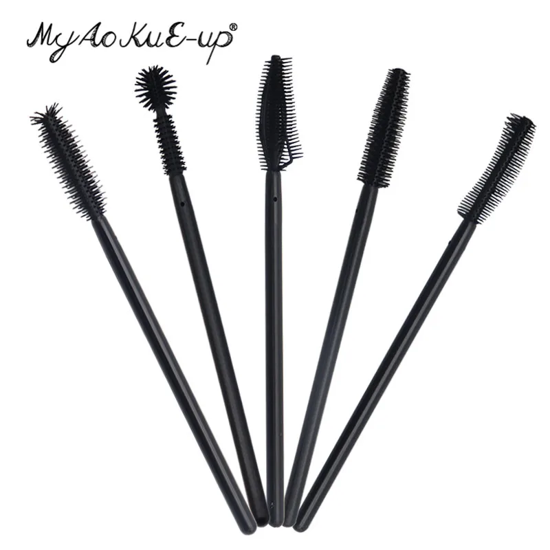 200 шт. одноразовые кисти для нанесения туши ресниц|eyelash brush silicone|mascara brusheyelash |