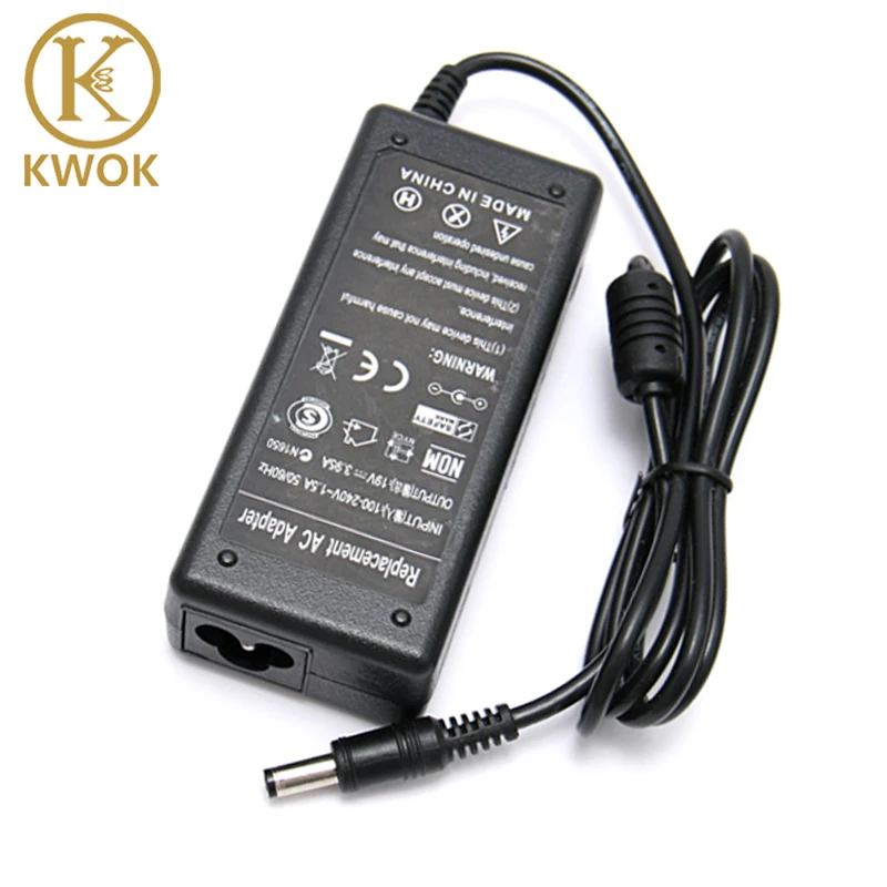 

Portable Charger 19V 3.95A 75W AC Adapter Power Supply L700 L600 M801 FA105 FM35X U305 P205 5.5x2.5mm Laptop Notebook Charger