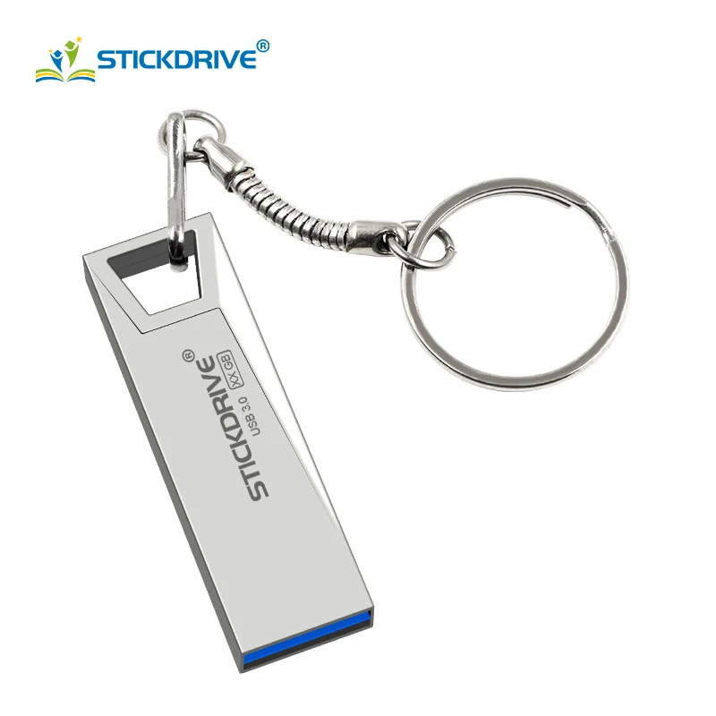 Серебристый Новое поступление Металлическая флеш-накопитель USB 3,0 Флешка 128 Гб 64 ГБ 32 ГБ 16 ГБ 8 ГБ флеш карта памяти, Флеш накопитель usb3.0 - Цвет: Серебристый