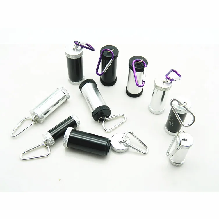 1 шт. 3 размера серебристая и черная круглая коробка для хранения таблеток