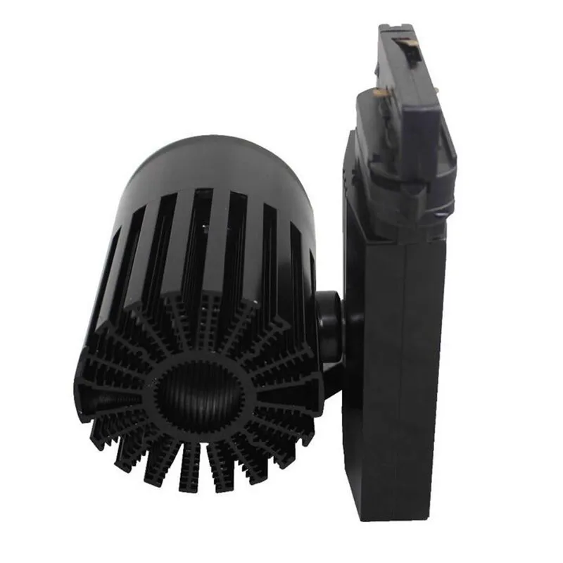 4 wiees trcck 3 фазный 30 Вт черный/белый корпус высокий CRI 90Ra CREE COB светодиодный Трек свет