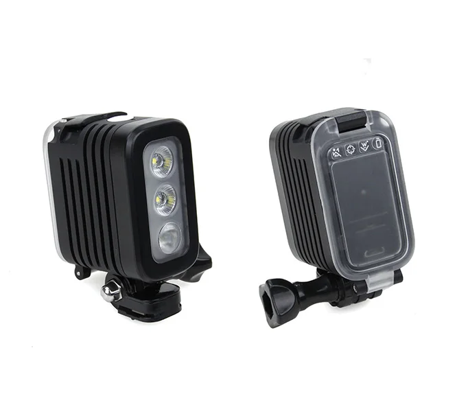 Водонепроницаемый Светодиодный прожектор для камеры Gopro Hero 8 7 6 5 4 3 Session SJCAM Xiaomi Yi