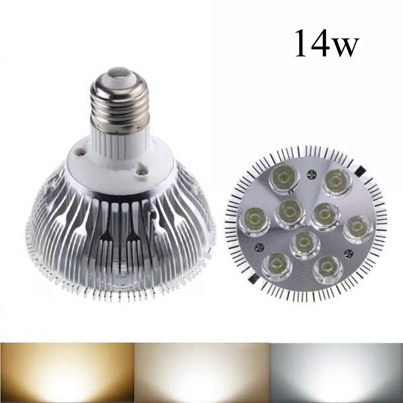 Новейшая светодиодная лампа с регулируемой яркостью par38 par30 par20 AC85-240V 9 Вт 10 14 18 24 30