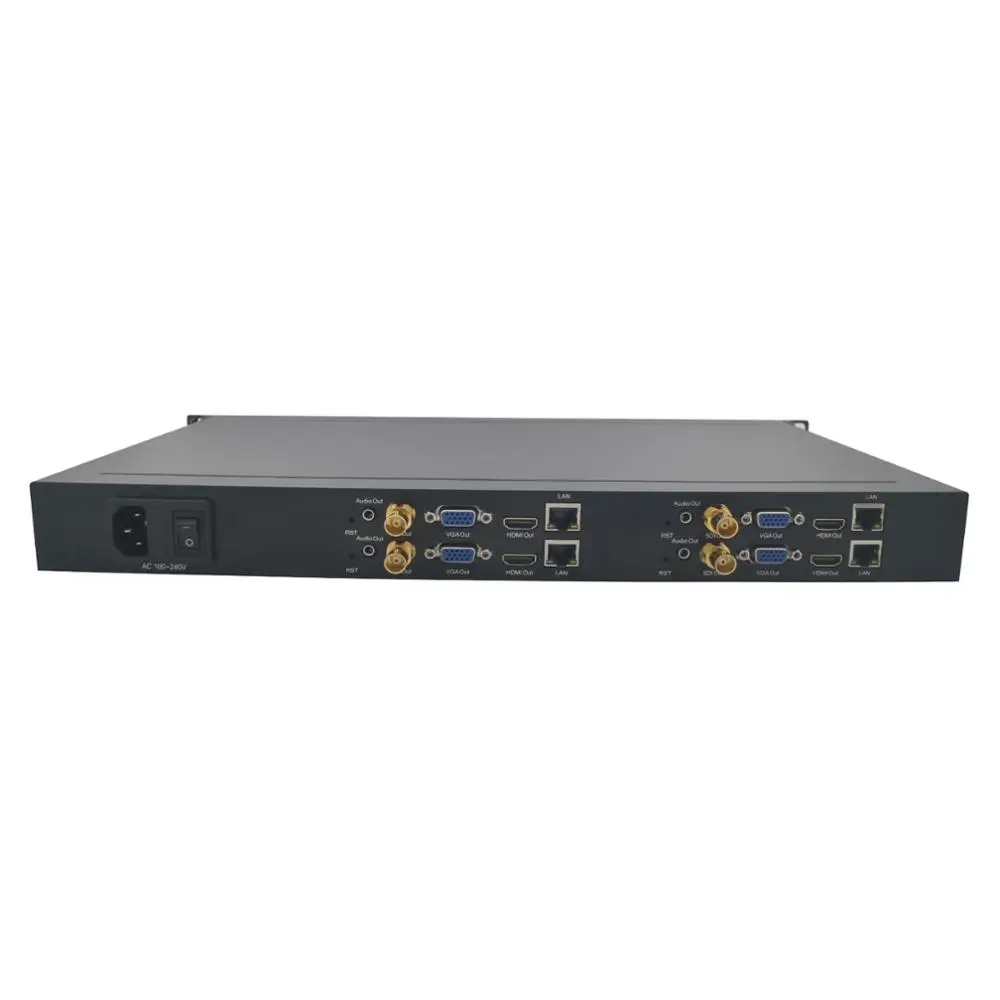 4-канальный SDI-декодер 4K H.265 IP-потоковый к HDMI SDI-VGA-приемнику | Электроника