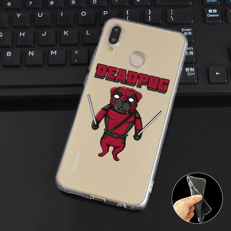 DREAMFOX M492 Funny Deadpool Soft TPU Silicone Case Cover For Huawei Honor 6A 6C 7X 9 10 P20 P30 Lite Pro P Smart 2019 |