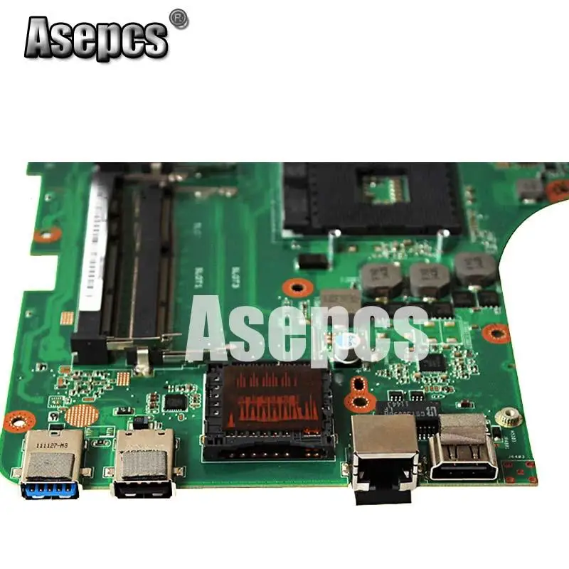 Asepcs N53SN материнская плата для ноутбука For Asus N53SM N53SV N53S N53 тест оригинальная GT540M 2GB