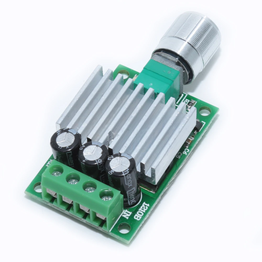 DC 6V12V24V 10A контроллер скорости двигателя постоянного тока PWM контроллер