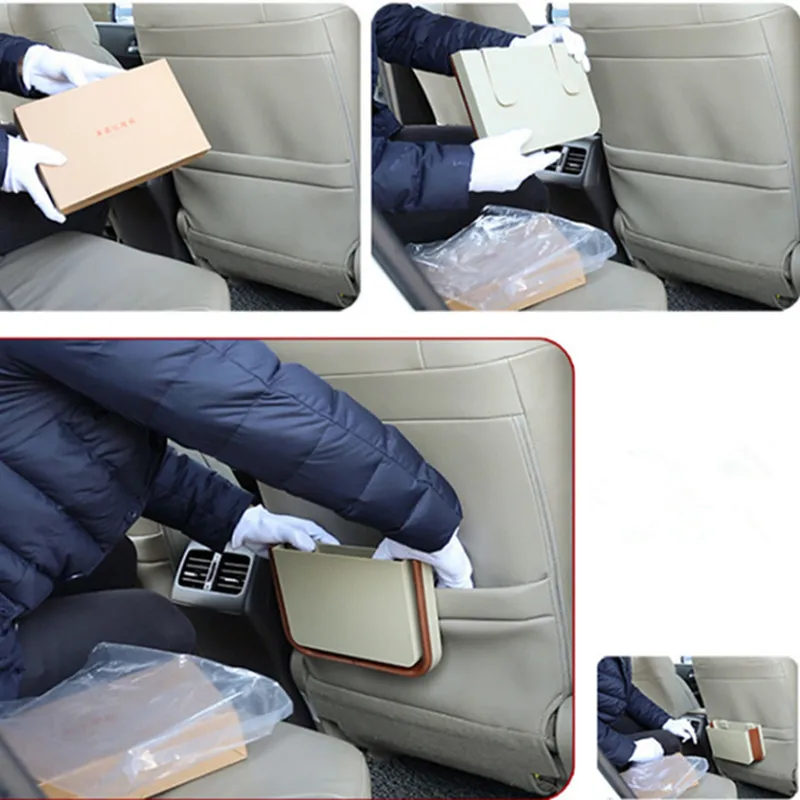 Foldable seat back bin storage box flexible trash can Car Styling for Lexus rx350 rx gs is250 gs300 rx300 nx rx330 accessories | Автомобили