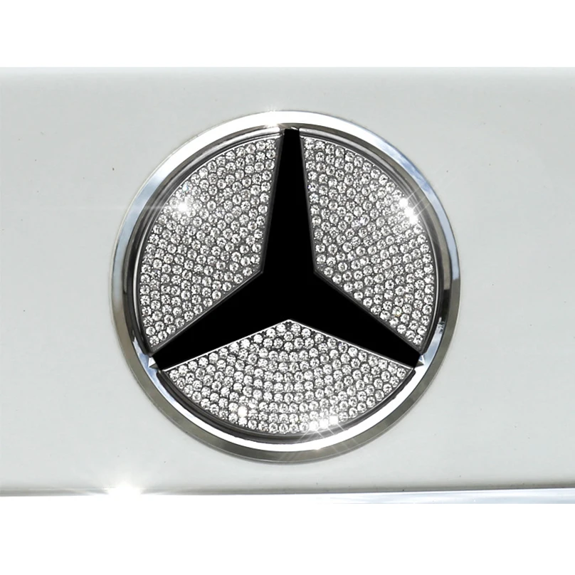 Эмблема автомобиля для Mercedes Benz C E Class C200L GLA GLK GLC260 с бриллиантами | Автомобили и