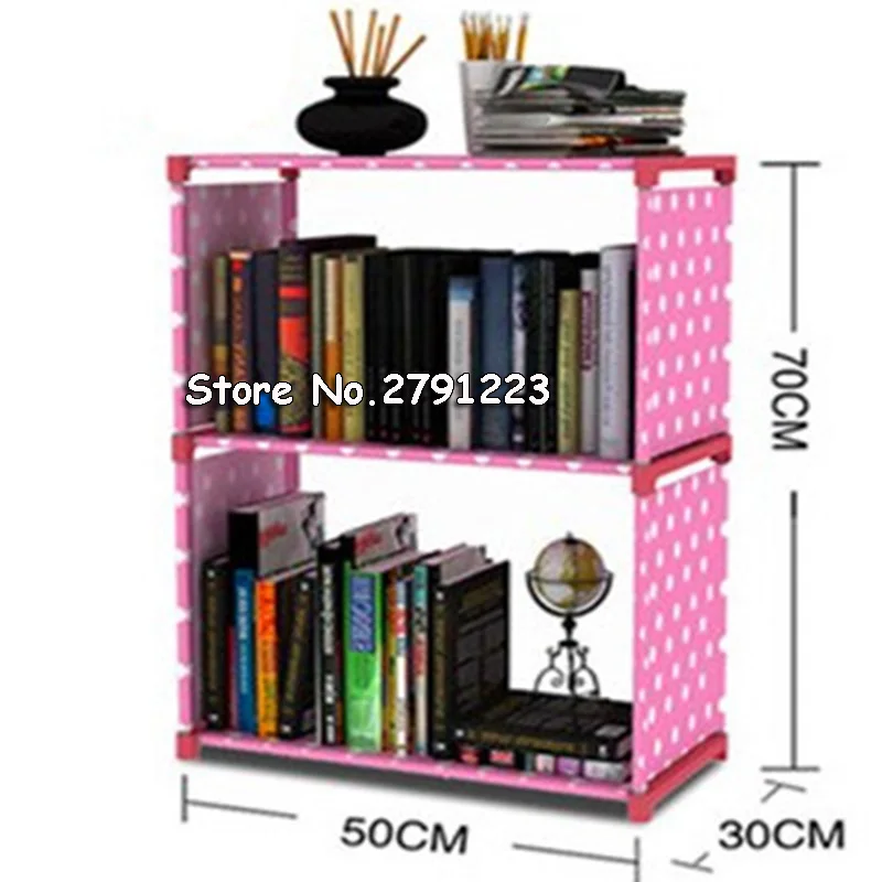 Минималистичный книжный шкаф Современная креативная сборка для украшения дома 2