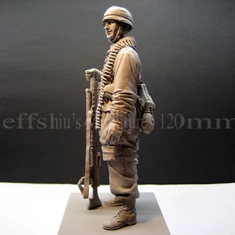 1/16 полимерная фигурка Солдат модель Второй мировой войны десантник gk ручная