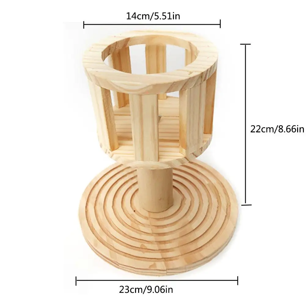 Кормушка для кроликов сено яслей кролик деревянный держатель сена миска еды