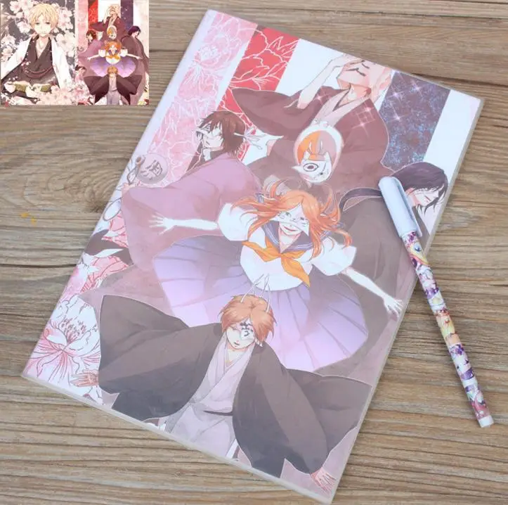 1 шт. Лидер продаж Kawaii аниме Япония Нацумэ Yuujinchou тетрадь Дневник канцелярские товары студенческие вентиляторы подарок