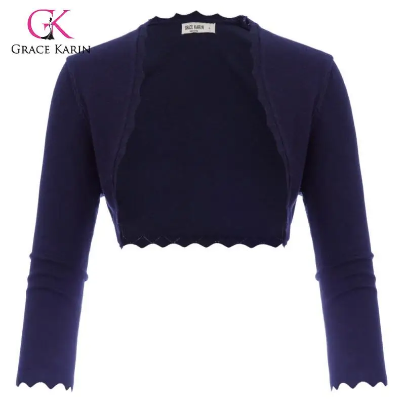 Gk Женское пальто Обрезанные Топы полная сетка рукав 3/4 кардиган болеро куртка