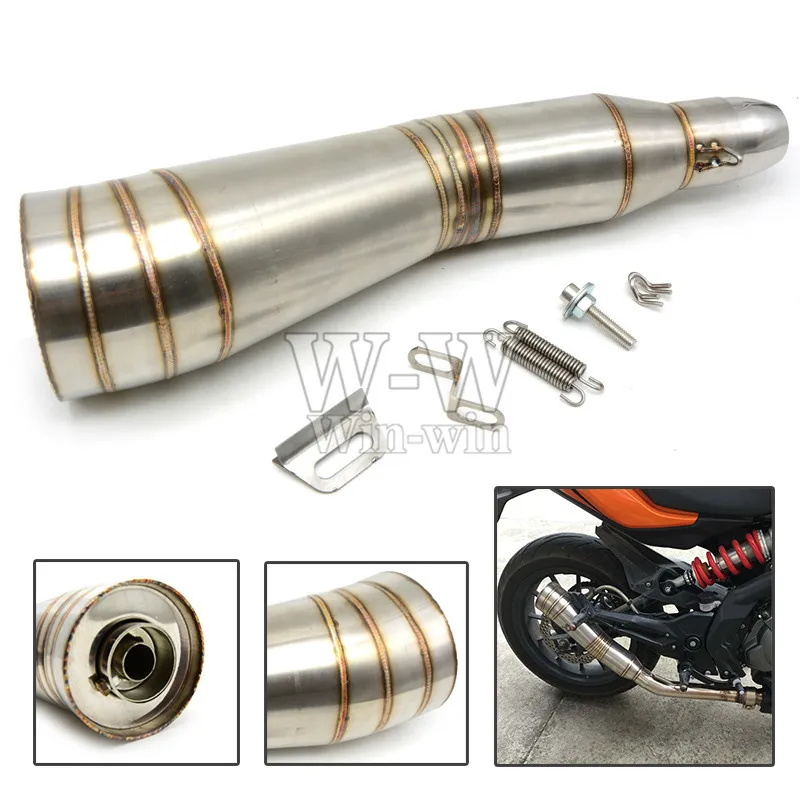 

motorcycle universal accessories exhaust pipe For kawasaki z750 z800 z1000 er6n ninja 300 versys 650