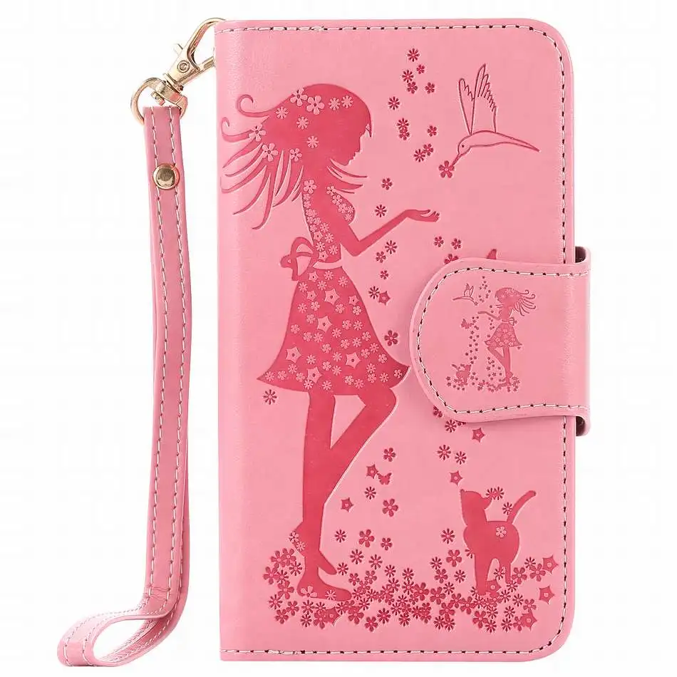 Pink DEEVOLPO 9 Слот для карты кожаные чехлы для samsung S8 Plus Note 8 J330 J530 J730 J3 Prime J5 J7 A310 A320 A510 A520 DP06G - Цвет: Pink