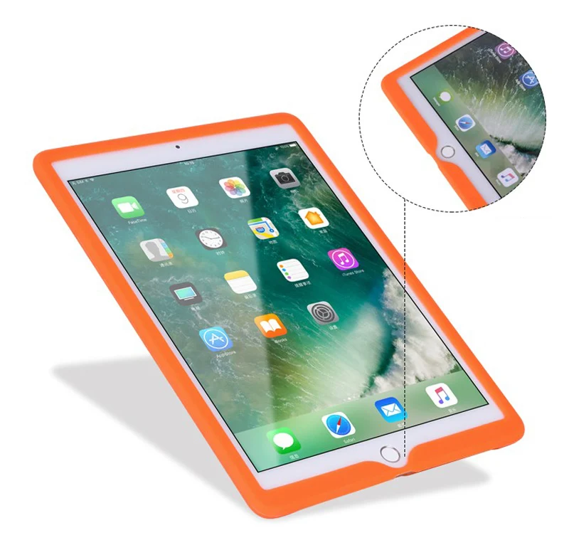 Чехол для планшета apple ipad Jelly Bean милый мягкий силиконовый резиновый защитный чехол для ipad 9,7 чехол Детский мягкий чехол