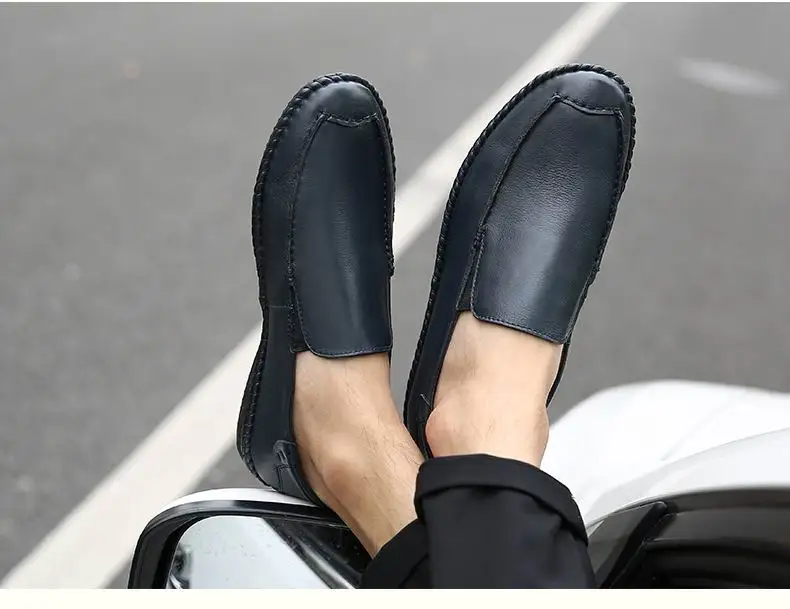 

ERRFC Tide Of Men Leisure Loafer Shoes Fashion Designer Round Toe Trending Casual Shoes For Man Soft Flats Hombre Chaussure 44