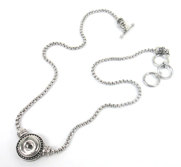 Бесплатная доставка 1 2 см Кнопка ожерелье с медной цепочкой Сделай Сам Модные