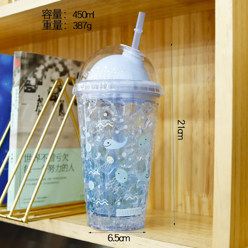 Летняя мода ледяная уличная чашка Хрустальная бутылка для воды my sport/drink/fruit/juice bpa