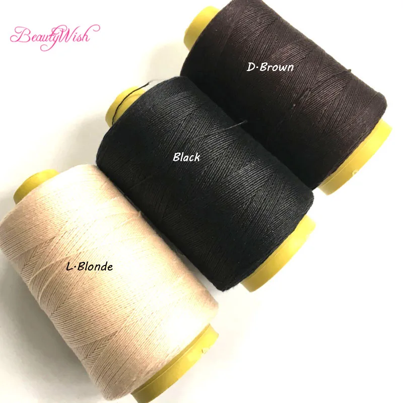 BeautyWish, хлопковая нить для плетения, 5 шт., C ткацкие иглы + 1 рулон, Полиэстеровая хлопковая ткацкая нить