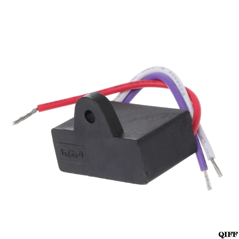 Прямая поставка и оптовая продажа черный CBB61 1 5 мкФ + 2 3 провода AC 250V 50/60Hz