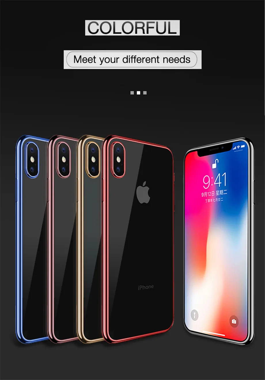 WeiFaJK чехол для телефона для iPhone 8 7 Plus X чехол Роскошный силиконовый прозрачный мягкий TPU чехол для iPhone 6 6s 7 8 XS Max чехол s сумки