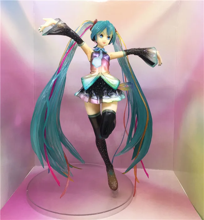 Аниме Рисунок 20 см Hatsune Miku 10-й юбилей Ver. 1/7 Масштаб Окрашенные ПВХ фигурку