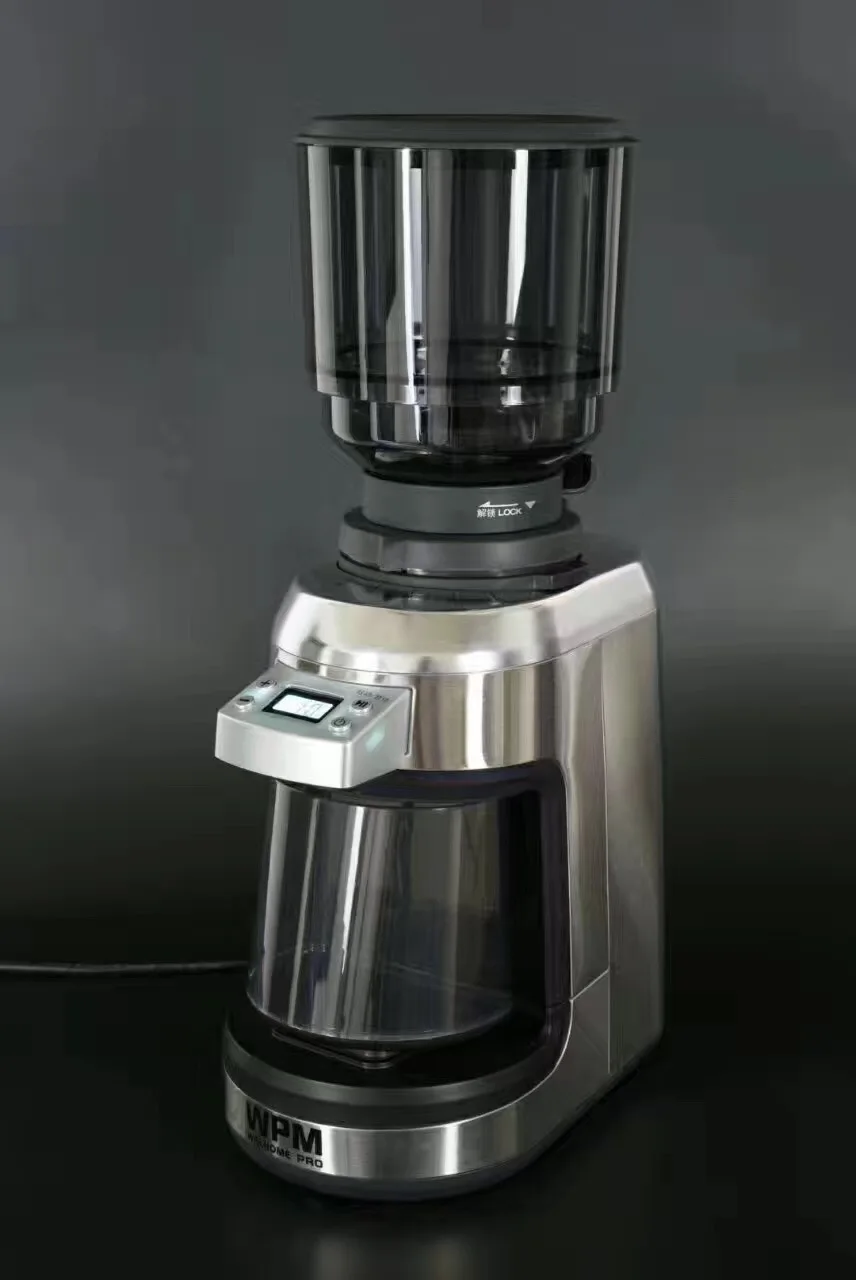 Новая коническая Кофемолка Welhome Pro Zd-17W со шкалой/коническая Кофемолка для кафе/Профессиональная кофемолка