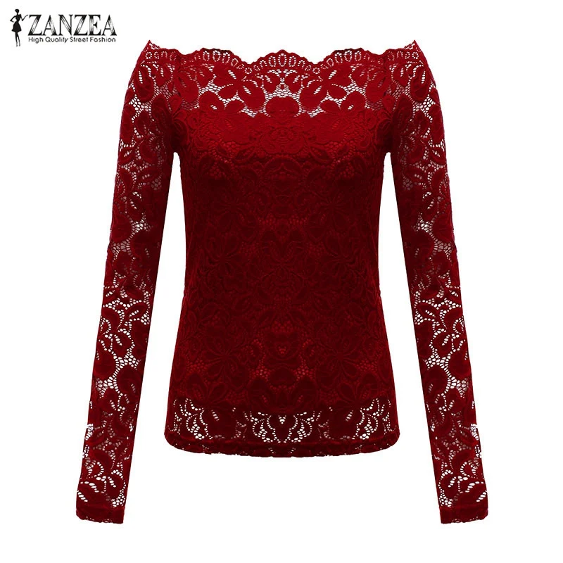 4 вида цветов осень 2020 Blusas сексуальные женские кружевные рубашки с открытыми