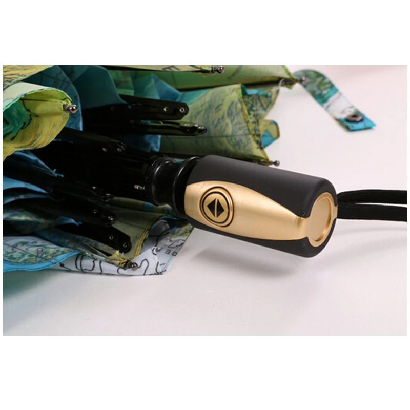 Дом Декорации Полностью автоматический Зонтик Карту Осенью И Зимой Путешествия