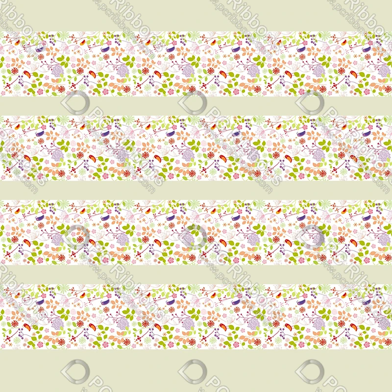 Пользовательские Птица печатная корсажная лента 50 ярдов подарочная упаковка