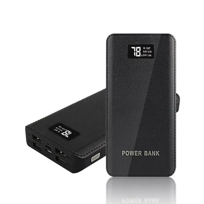 Внешний аккумулятор, 4 USB, 50000 мА/ч, светодиодный внешний резервный аккумулятор, зарядное устройство, 4 порта для зарядки, резервный аккумулятор для телефонов