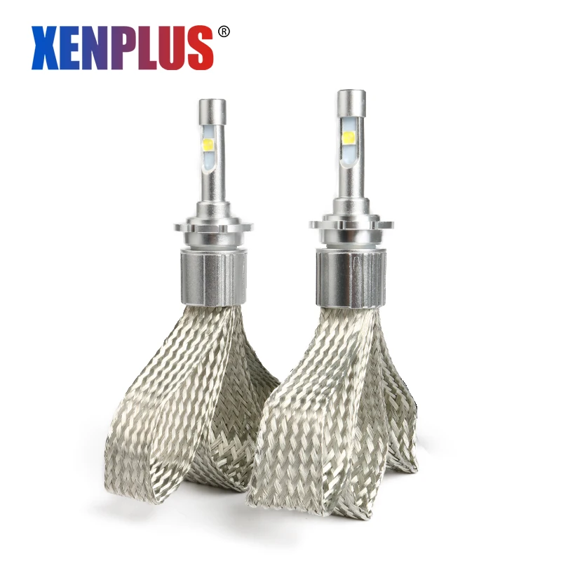 Xenplus HB3 HB4 светодиодный автомобильный фонарь чипы xhp50 9600LM H4 H7 H1 H3 D2 D4 880 9005 9006 H27
