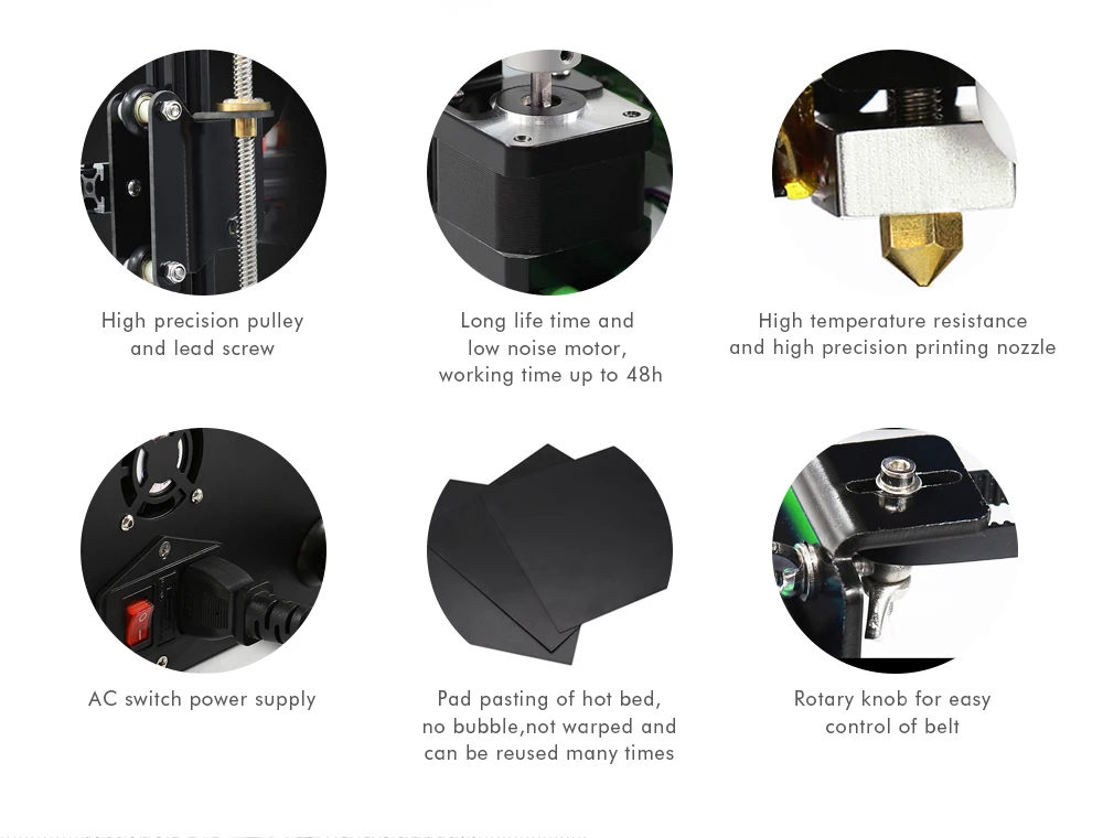 Дешевые Anet E10 A6 Impresora 3d принтер Высокая точность Reprap Prusa i3 3d принтер DIY комплект офф-лайн печати с 10 м PLA нити