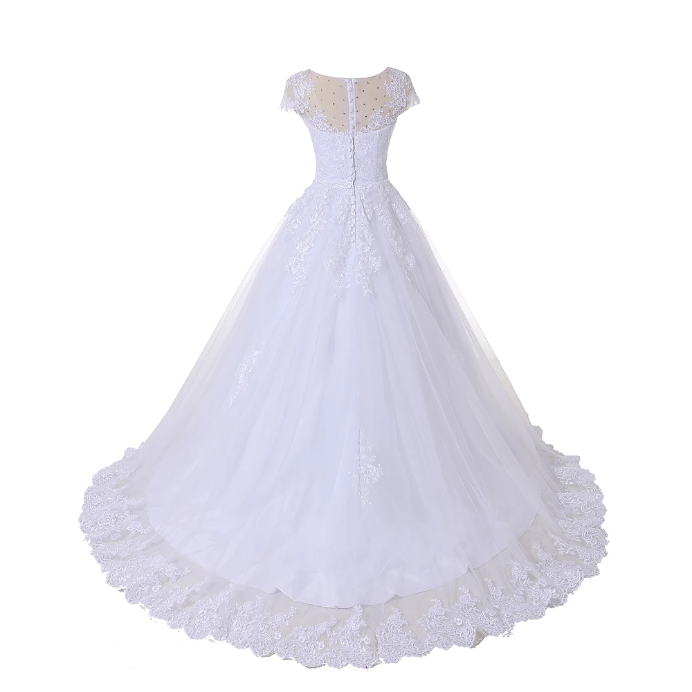 Романтичное сексуальное прозрачное свадебное платье Ruby Bridal из фатина с