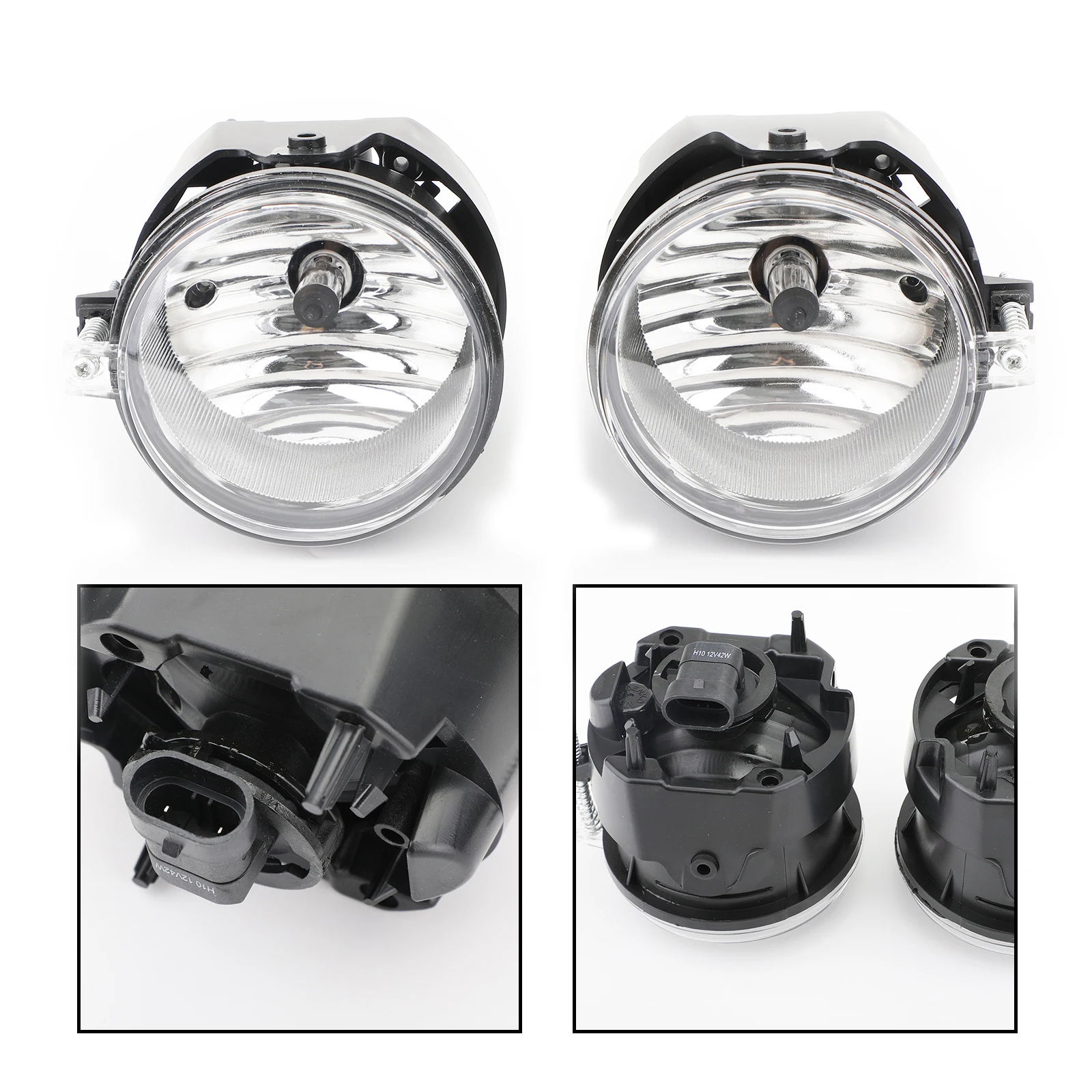 

Areyourshop Fog Light Lamp RL H Pair W/2Bulbs For Compass Sebring Caliber 2007 Charger 2006-2009 4805857AA 4805857AB Car Parts