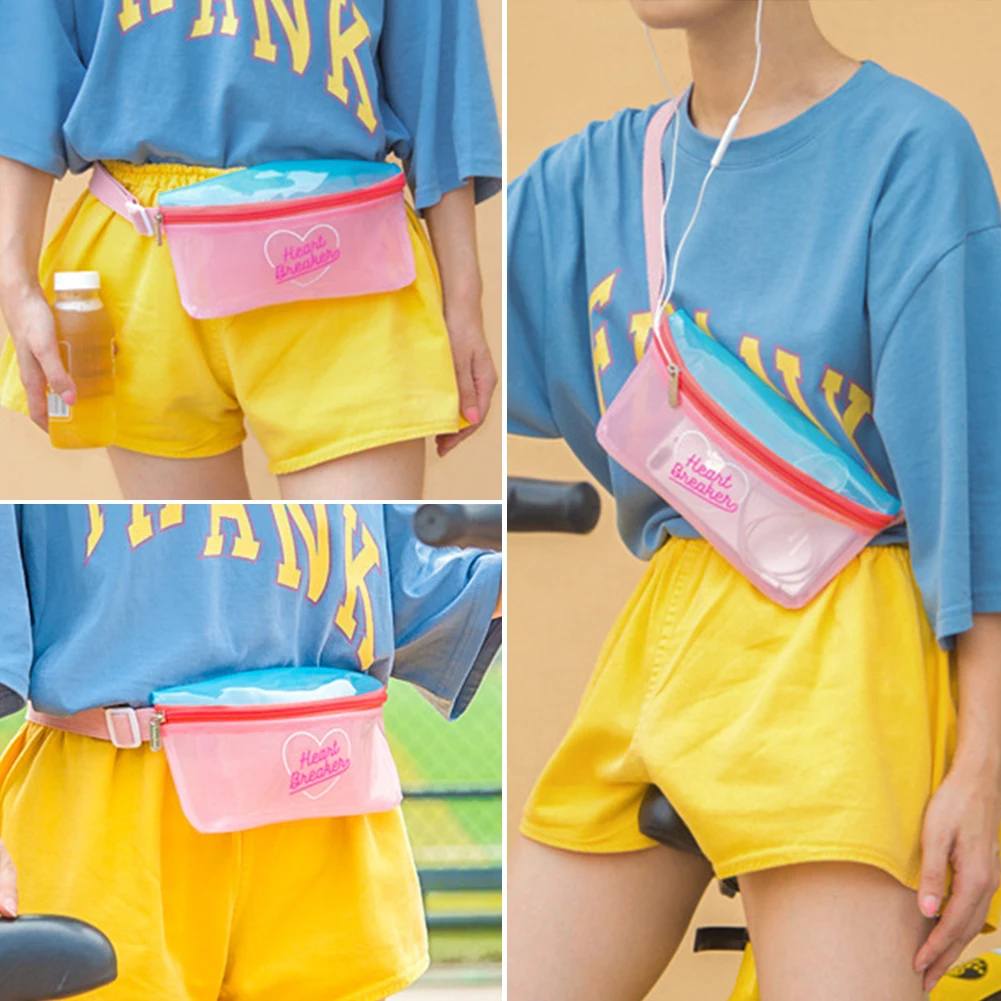 Повседневное Водонепроницаемый Crossbody молния ясно Регулируемый Для женщин сумка