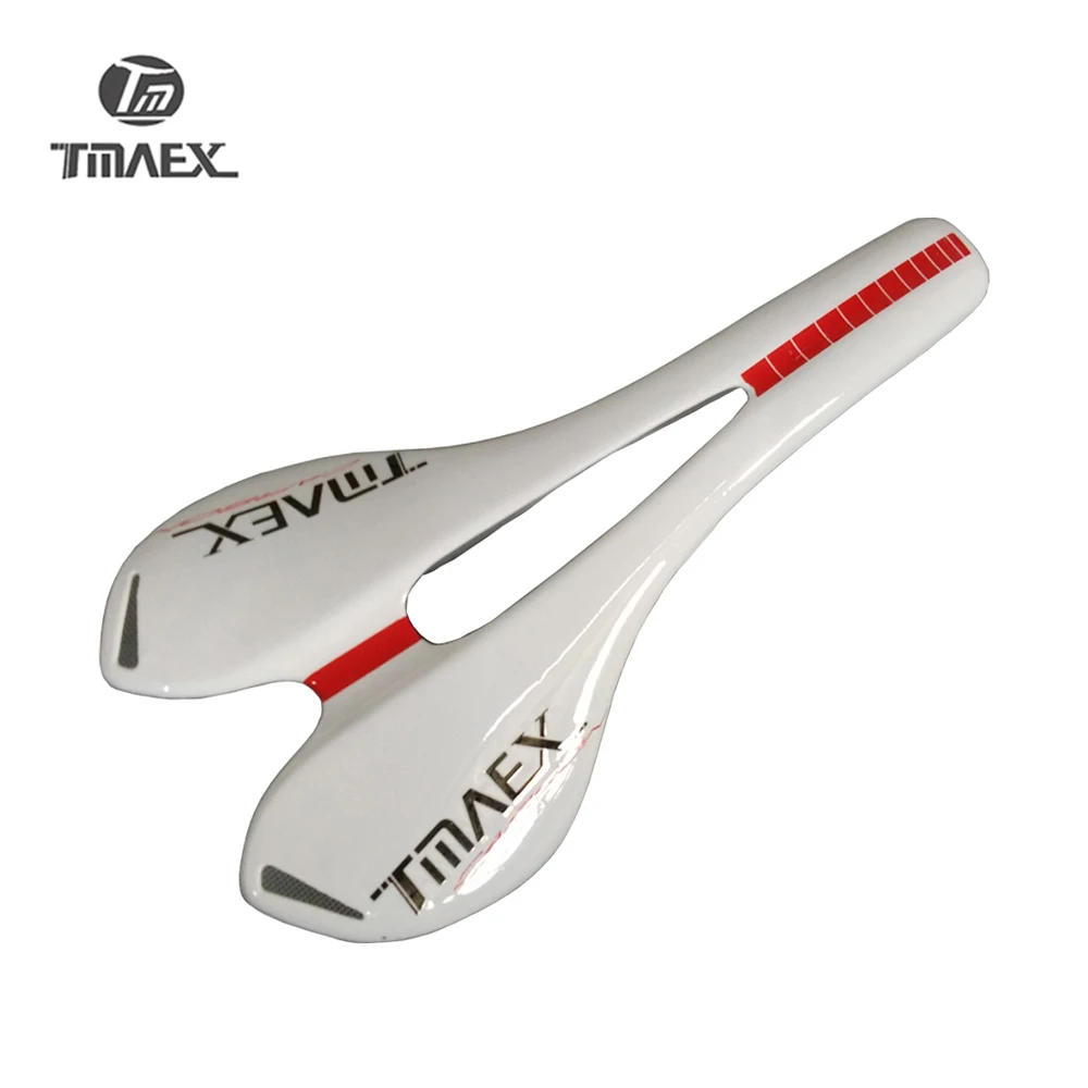 TMAEX Ultra светильник дорожный велосипед горный седло белый цельно углеродное 120g для