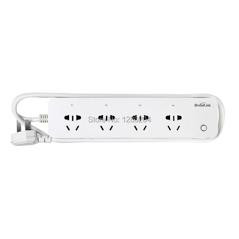 Broadlink MP1 WiFi розетка 4 розетки удлинитель с адаптером EU/US/UK/AU приложение пульт дистанционного управления для умного дома