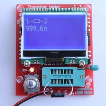 M328 LCD 12864 Transistor Tester DIY Kit Diode Triode Capacitance LCR ESR Meter | Электронные компоненты и