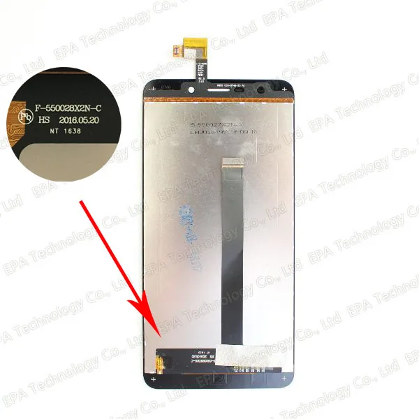 Umi Max ЖК-дисплей + сенсорный экран дигитайзер F-550028X2N-C 100% оригинальный