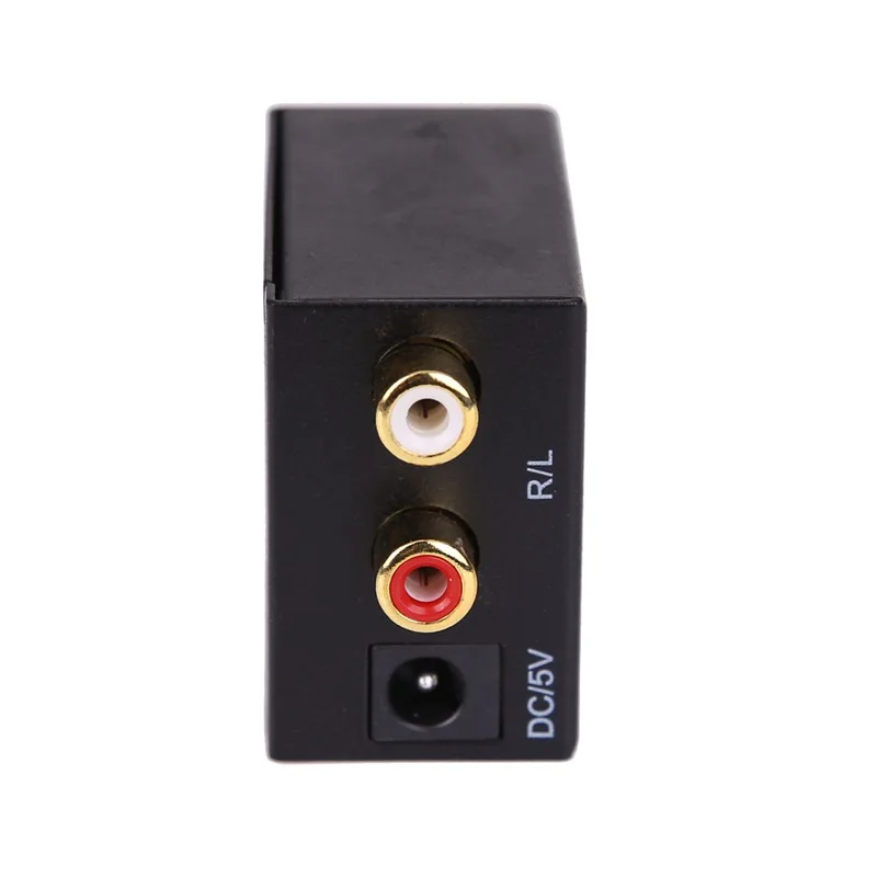 Digital To Analog Audio Converter LR SPDIF Coaxial Coax RCA Optical Toslink Adapter DC 5V | Электроника